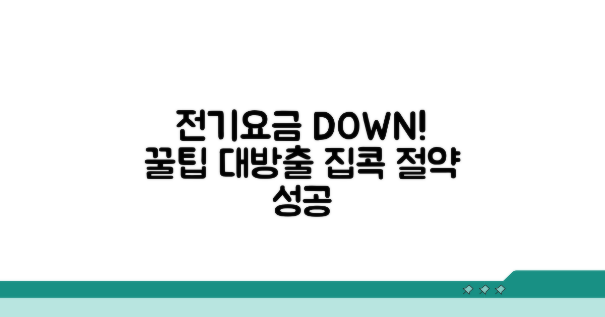 집에서 실천하는 전기요금 절약법