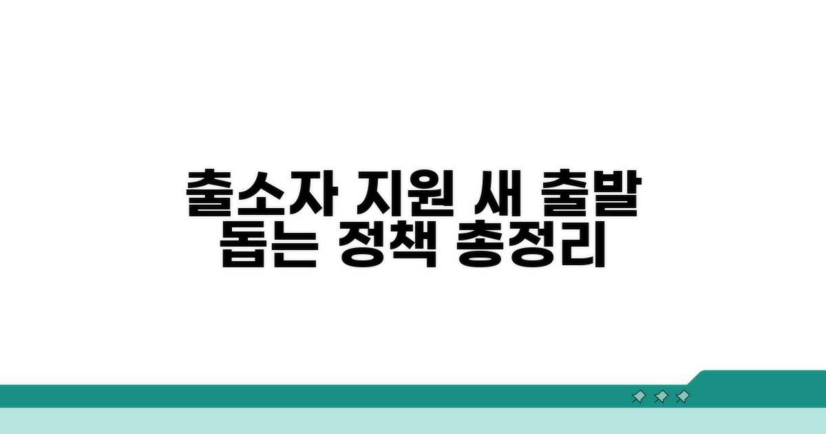 출소 후 정착 위한 지원 정책 알아보기