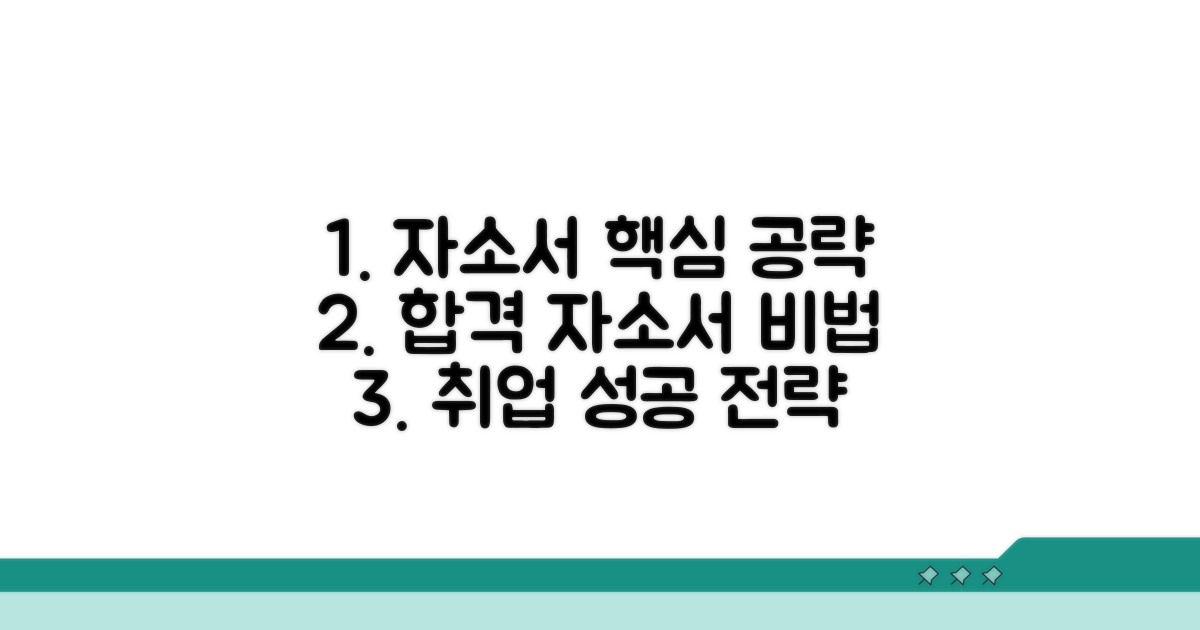 자기소개서 쓰는 방법 핵심 정리