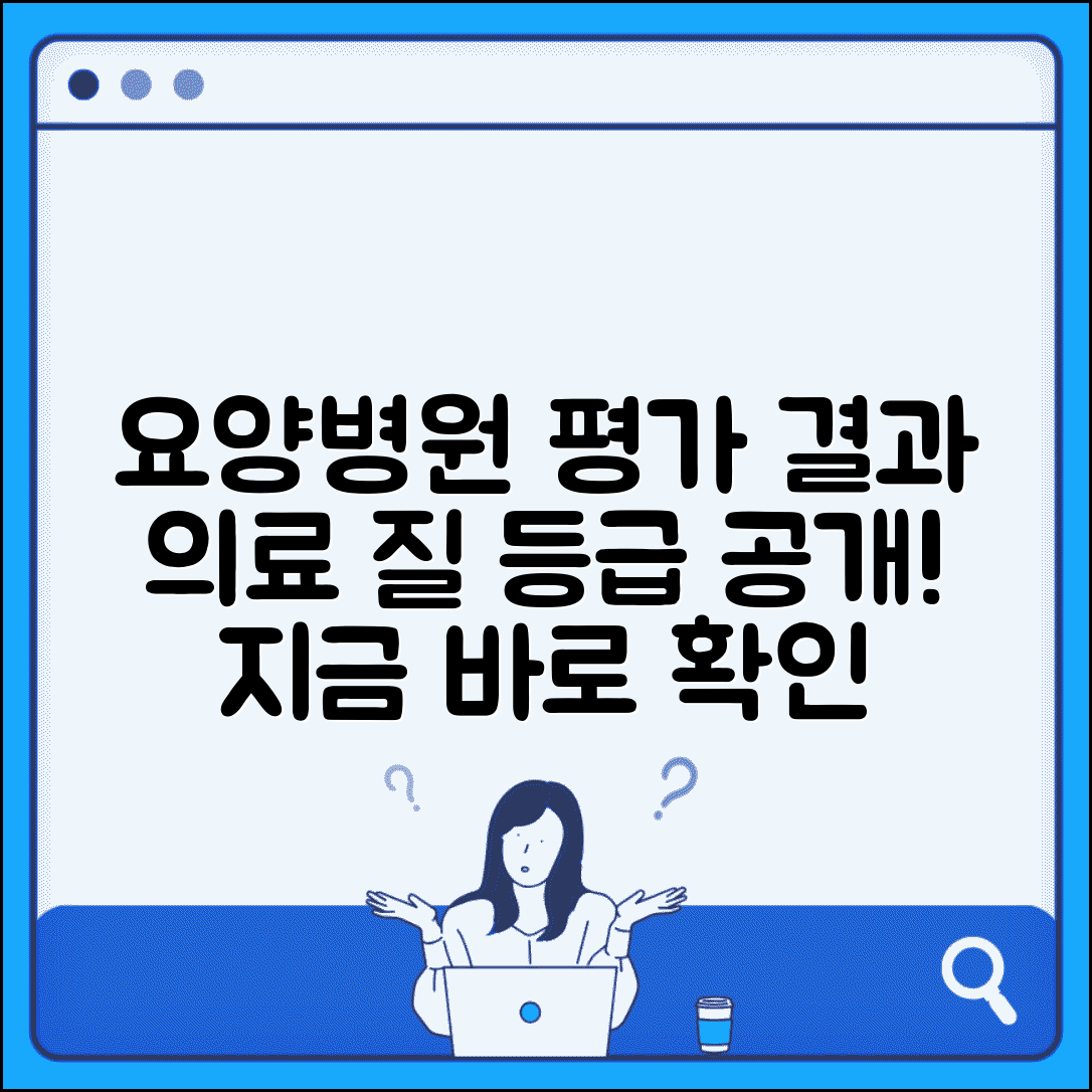 요양병원 적정성 평가 결과와 의료 질 등급 방법