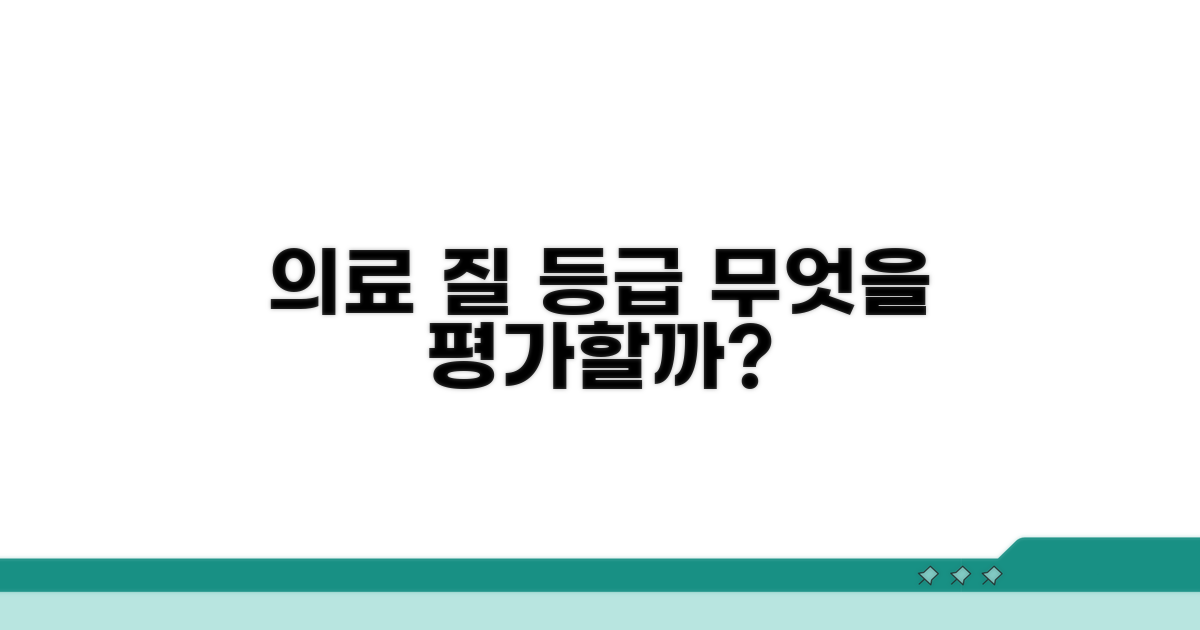 의료 질 등급, 무엇을 평가할까?