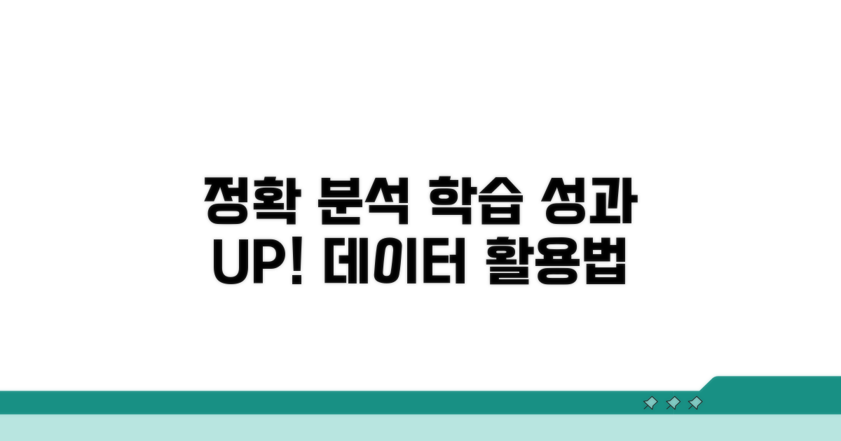 정확한 학습 분석 결과 얻기