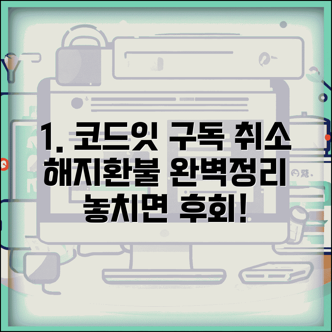 코드잇 구독 취소 방법 | 해지 절차, 환불 규정, 주의사항 완벽정리