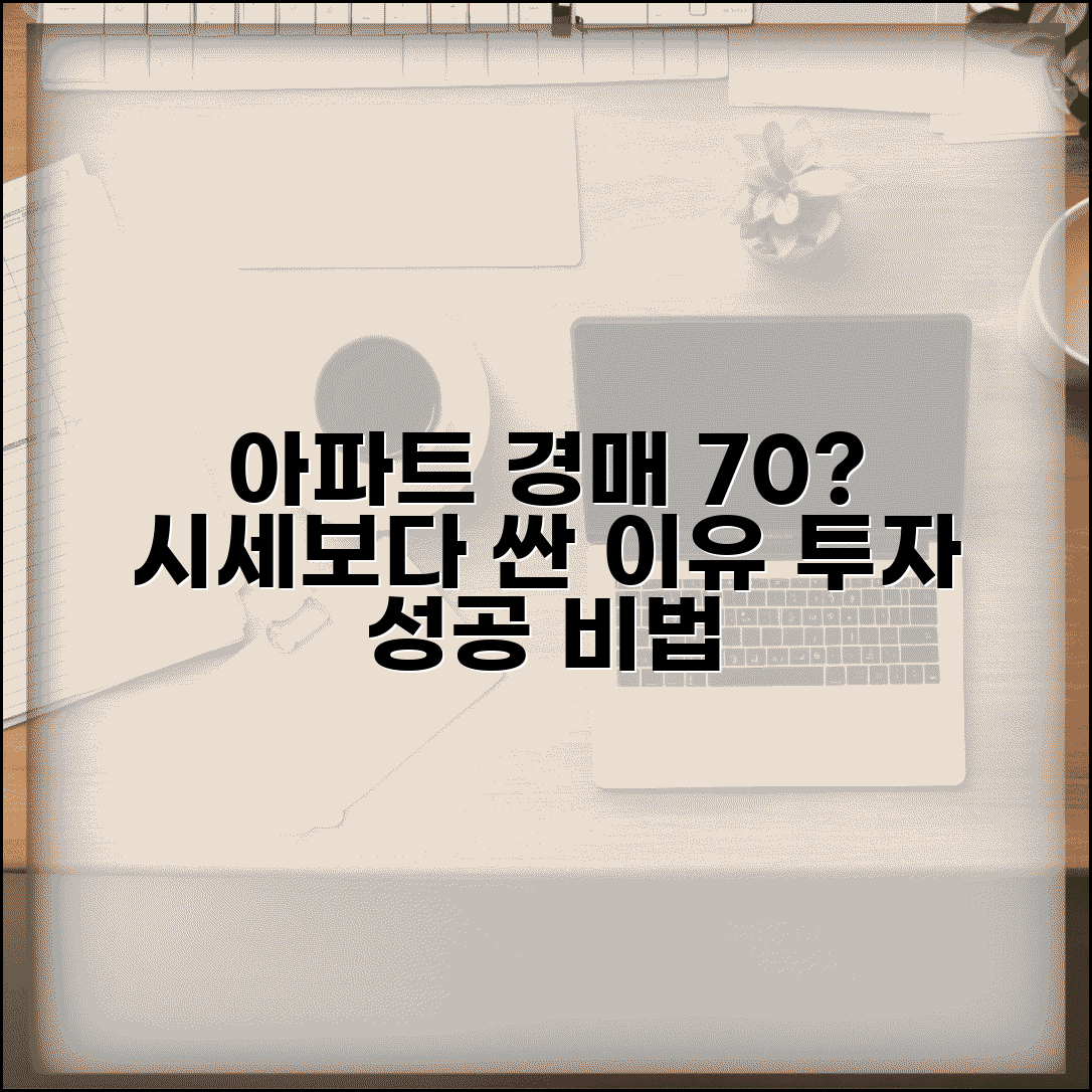 아파트 경매가 시세보다 낮은 이유 | 낙찰가 70-80% 원인, 투자 방법 및 주의사항