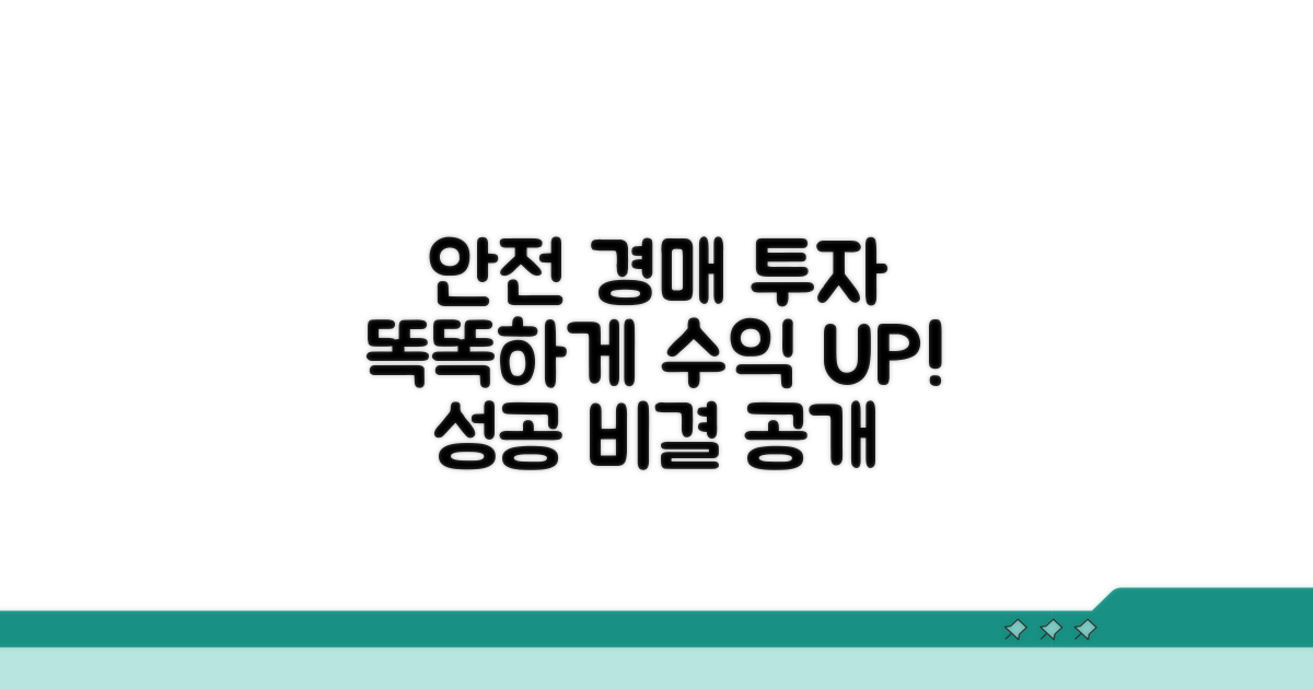 안전하고 똑똑한 경매 투자 방법