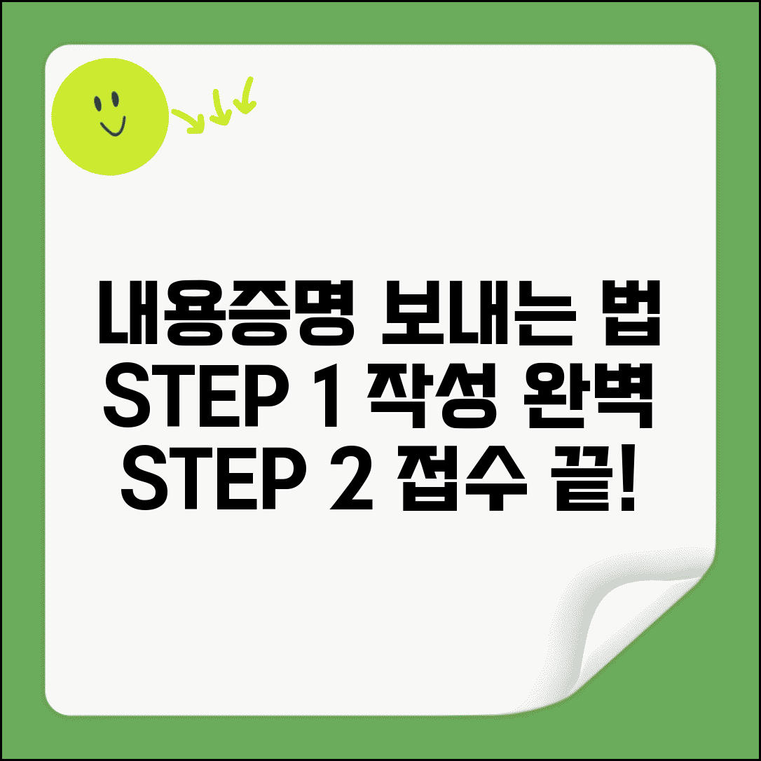 내용증명서 보내는 방법 단계별 | 서류 작성부터 접수까지 절차