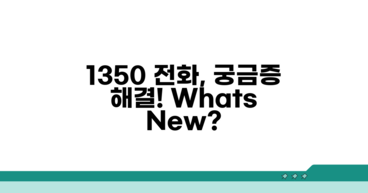 1350 전화, 무엇을 도와줄까?