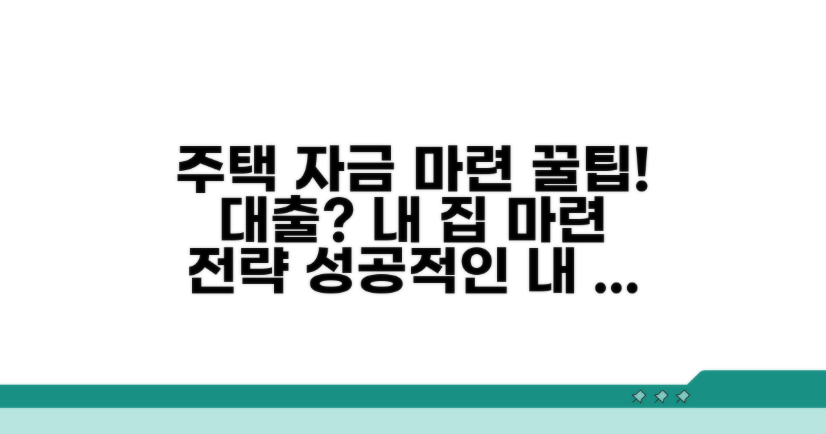 주택 구입 시 자금 마련 방법