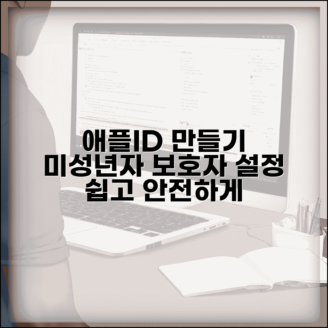 미성년자 아이폰 계정만들기 방법 | 애플ID 생성 및 보호자 설정