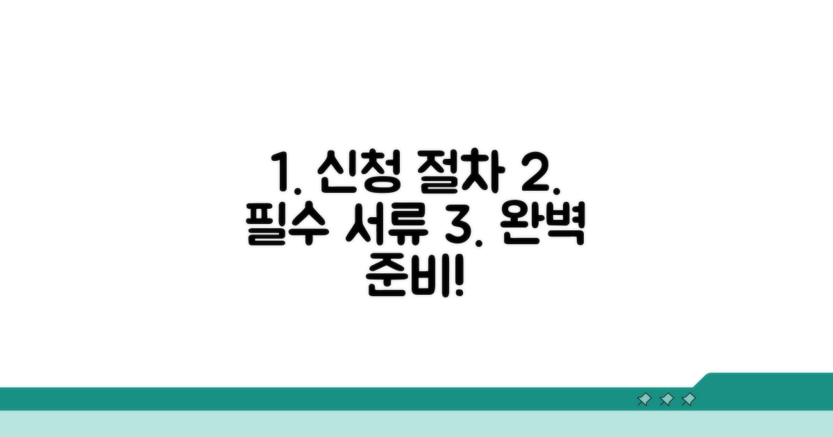 신청 절차와 필요 서류 안내