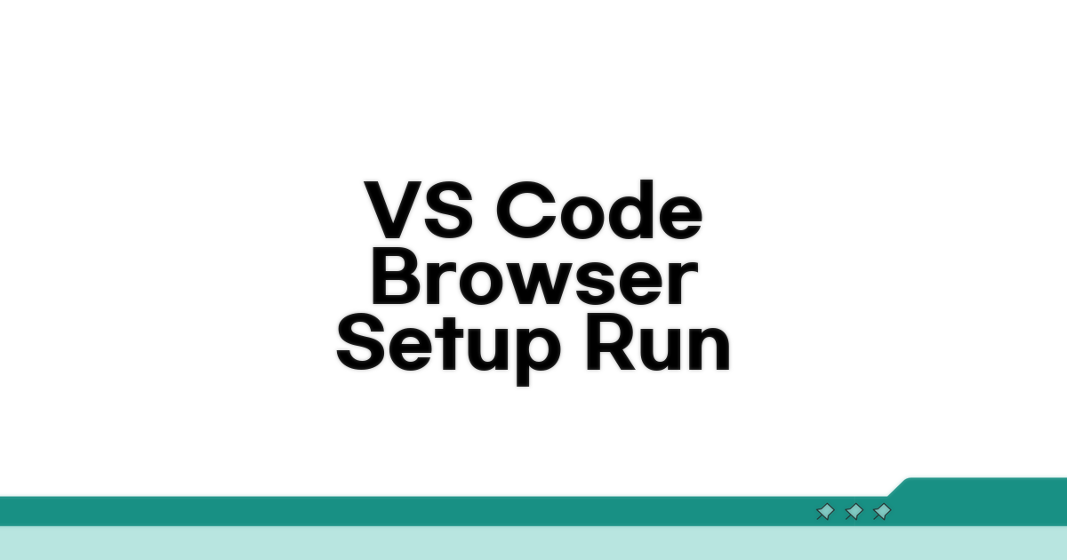 브라우저 VS Code 설정 및 실행 방법