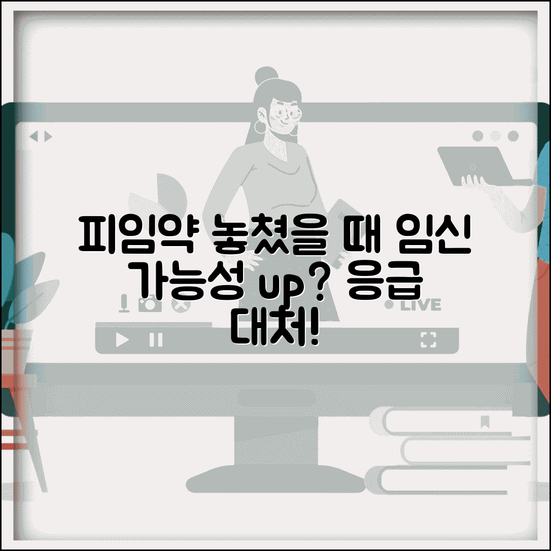 피임약 놓쳤을 때 임신 가능성 | 복용 누락시 피임 실패율과 응급 대처 방안