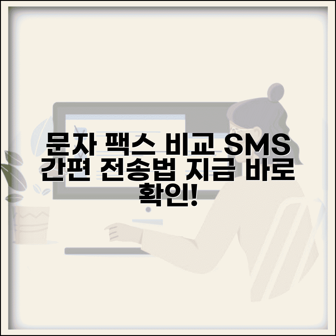 문자로 팩스보내기 서비스 비교 | SMS 활용 간편 전송법