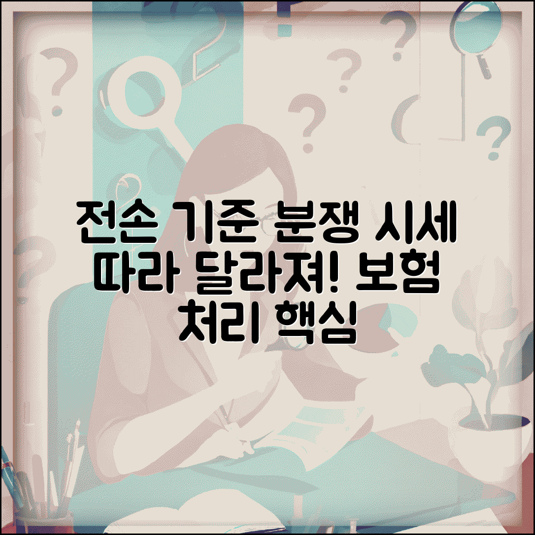 자동차보험 전손 기준 분쟁 | 전손 처리 기준 시세