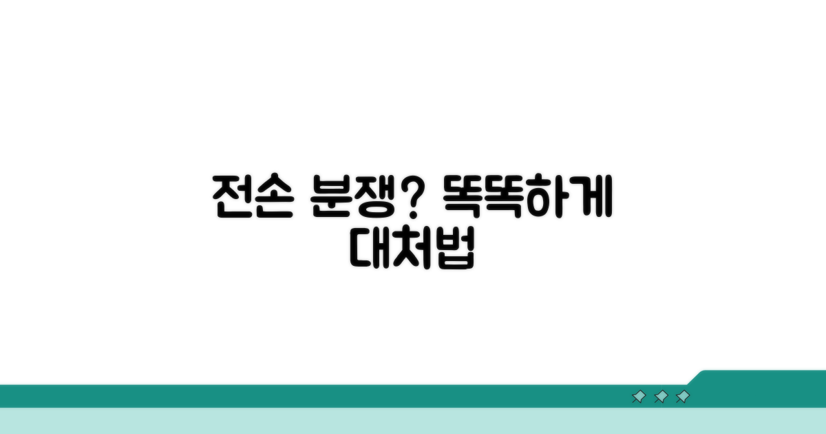전손 분쟁, 똑똑하게 대처하는 법