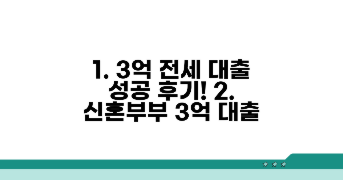 신혼부부 3억 전세대출 승인 후기