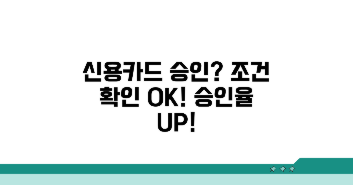 내 신용도 카드 승인될까?