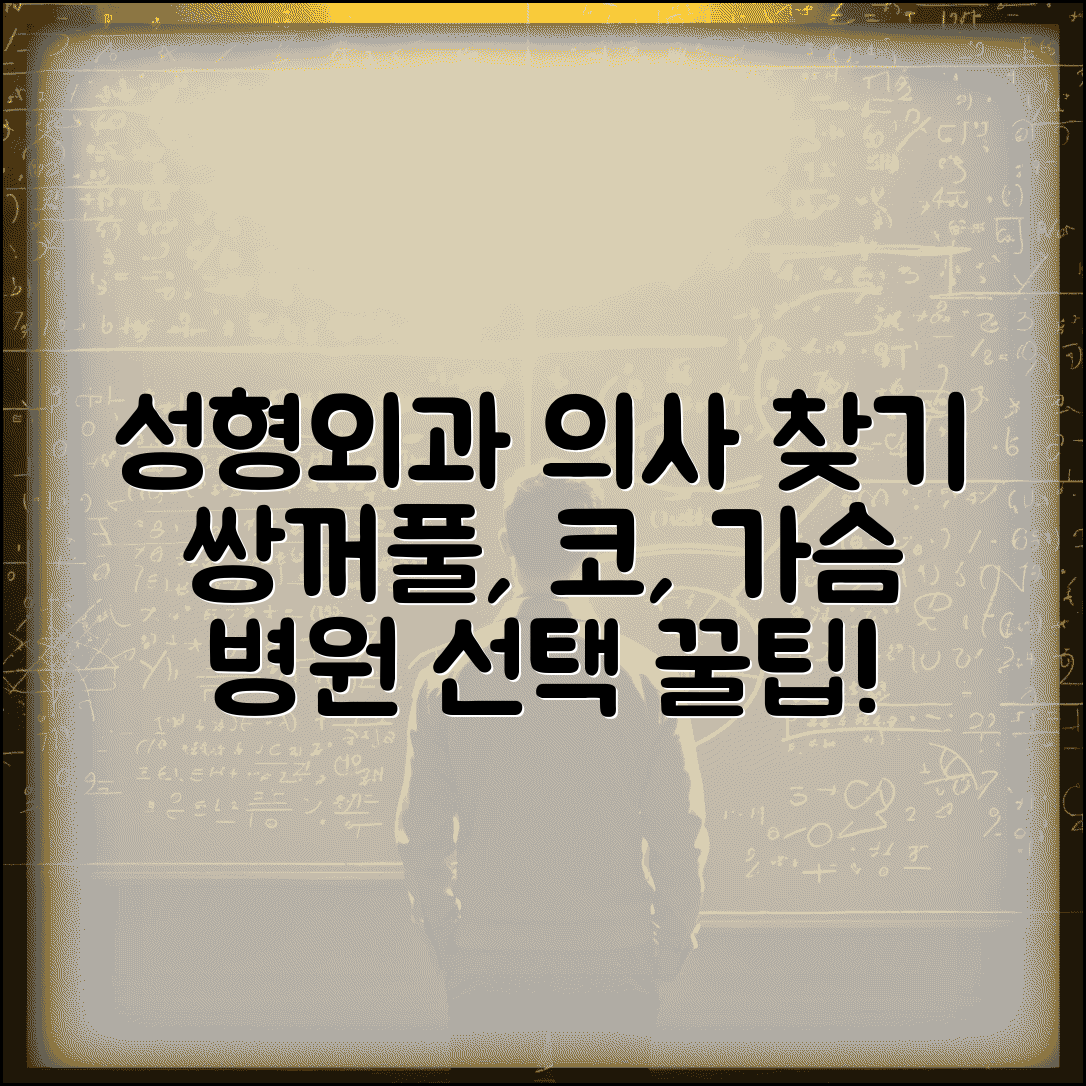 성형외과 의사 찾기 | 쌍꺼풀 코 성형 전문의, 가슴 지방흡입 리프팅 | 병원 선택 및 후기 비교