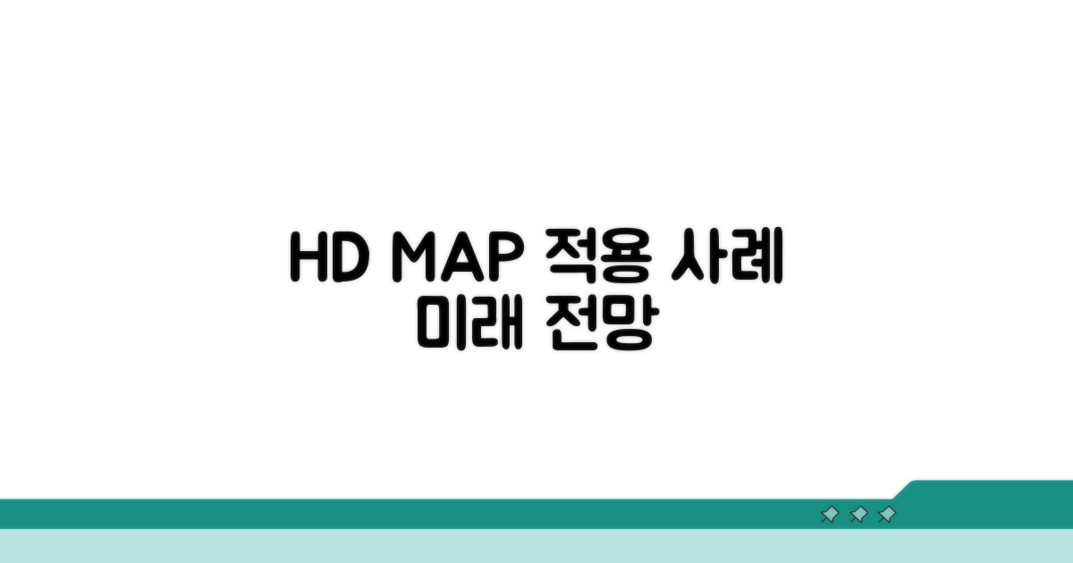 HD MAP 적용 사례와 미래 전망