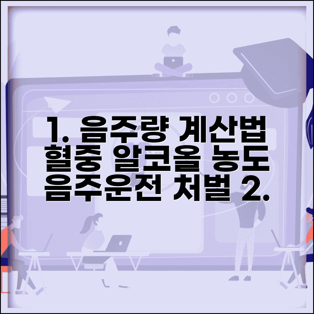 혈중알코올농도 계산 | 음주량 체중별 계산법, 법적 기준 및 음주운전 처벌 수위 총정리