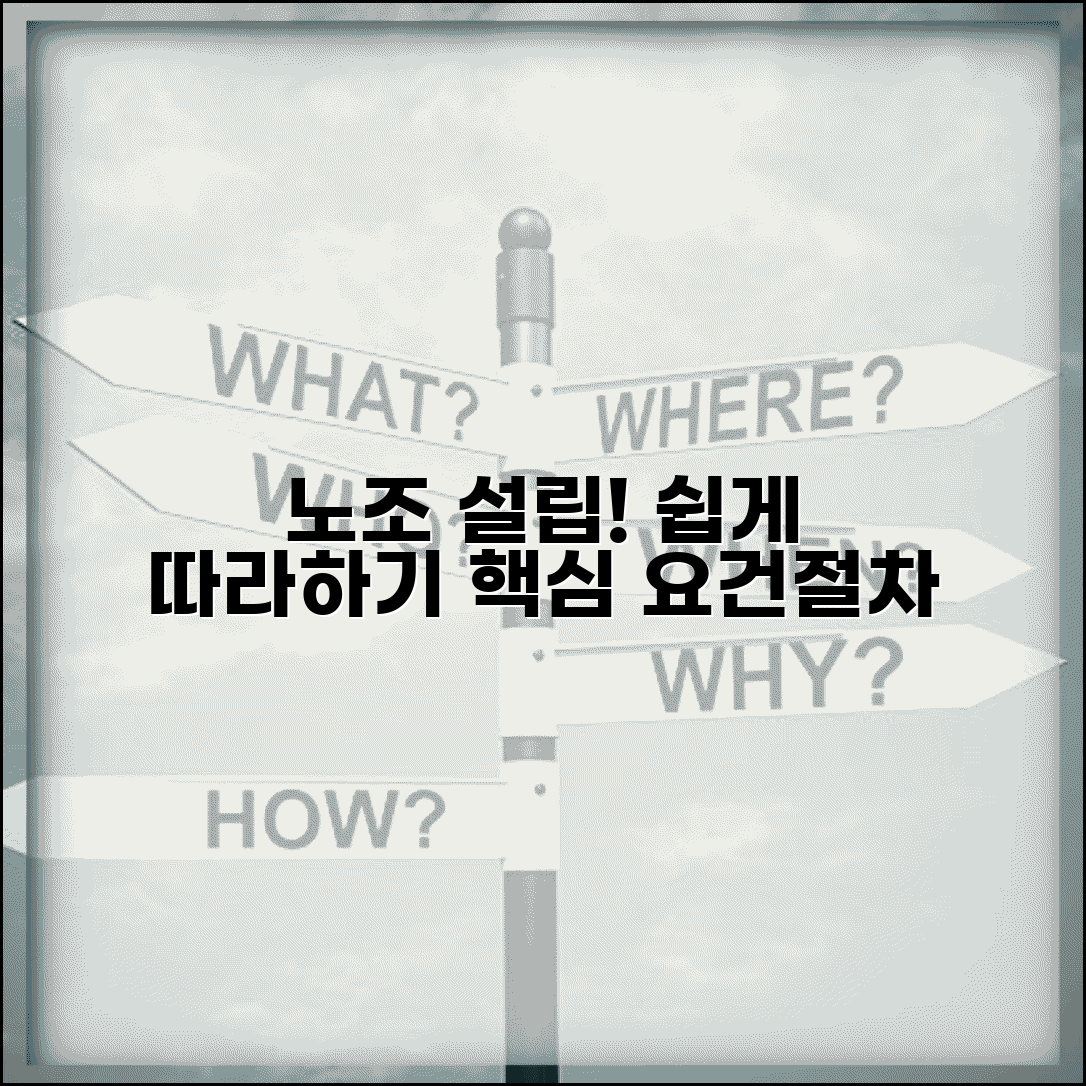 노동조합 설립 신고 방법 | 노조 설립 요건, 절차, 준비물 완벽 가이드